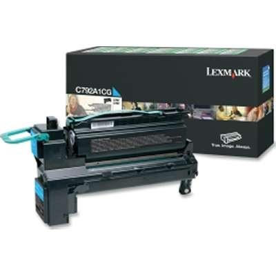  C792A1CG Cyan Toner Genuine Lexmark   6k - Product Image
