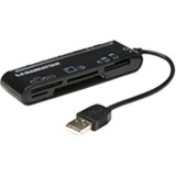 100762 Manhattan   Hi-Speed USB Slim 80-in-1 Card Reader/Writer CompactFlash Type I - Product Image
