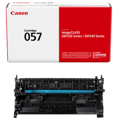 3009C001 .. 057   CANON Black Toner Cartridge.. Page Yield 3100 - Product Image