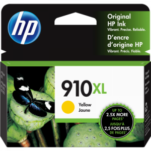 3YL64AN ...910XL.. HP...HIGH YIELD  YELLOW   Ink Cartridge..Page Yield 825. - Product Image