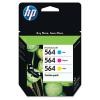 N9H57FN  Replaces CD994FN,B3B33FN .. Pack Of 3...#564... Cyan/Magenta/Yellow HP - Product Image
