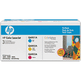 CE257A  ... 124A, ... 3-pack Cyan/Magenta/Yellow Q6001A,Q6002A,Q6003A - Product Image