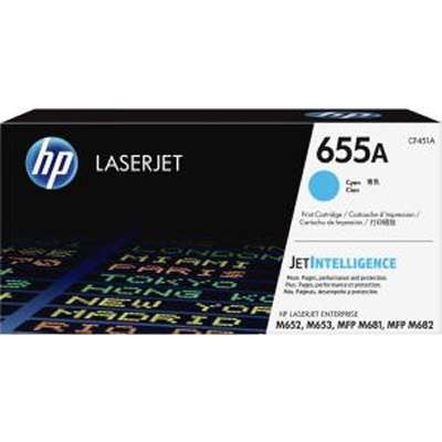CF451A, HP 655A, CYAN Toner .....10,500 k - Product Image