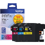LC1033PKS    Brother  3/Pack  Cyan,Magenta,Yellow 600 pages - Product Image
