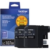 LC1072PKS       Twin Pack    Brother Black  Xtra Hi Yield  1200 Pages each - Product Image