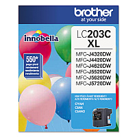 LC203C  Cyan  HIGH YIELD Inkjet   Page Yield 550 each - Product Image