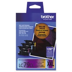 LC793PKS    3/PACK  Magenta,Yellow,Cyan  High Yield   1200 Pages each. - Product Image